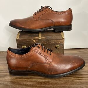 Cole Haan Jefferson Grand 2.0 Brown Leather Oxford Dress Shoes Men's 9.5 C30626